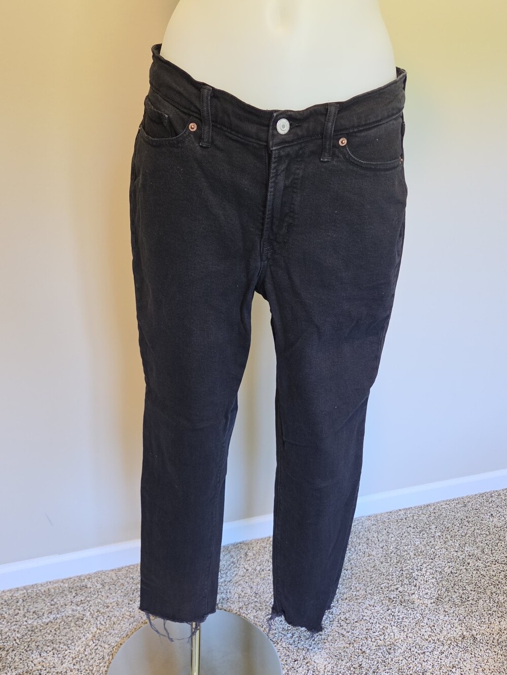 Old Navy OG Straight Black Wash Denim